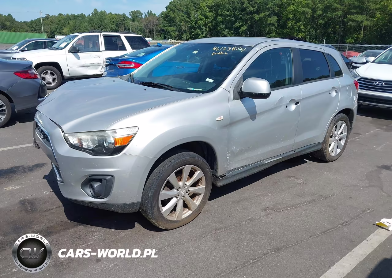 2014 Mitsubishi Outlander Sport Es VIN:4A4AR3AU6EE006966 - 2