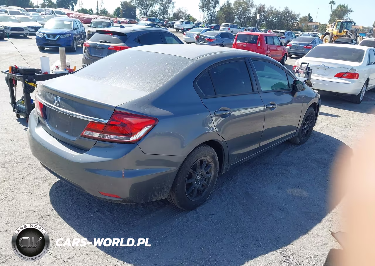 2013 Honda Civic Lx VIN:19XFB2F59DE282350 - 4