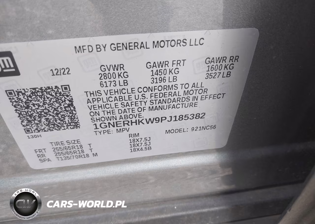 2023 Chevrolet Traverse Fwd Lt Leather VIN:1GNERHKW9PJ185382 - 9