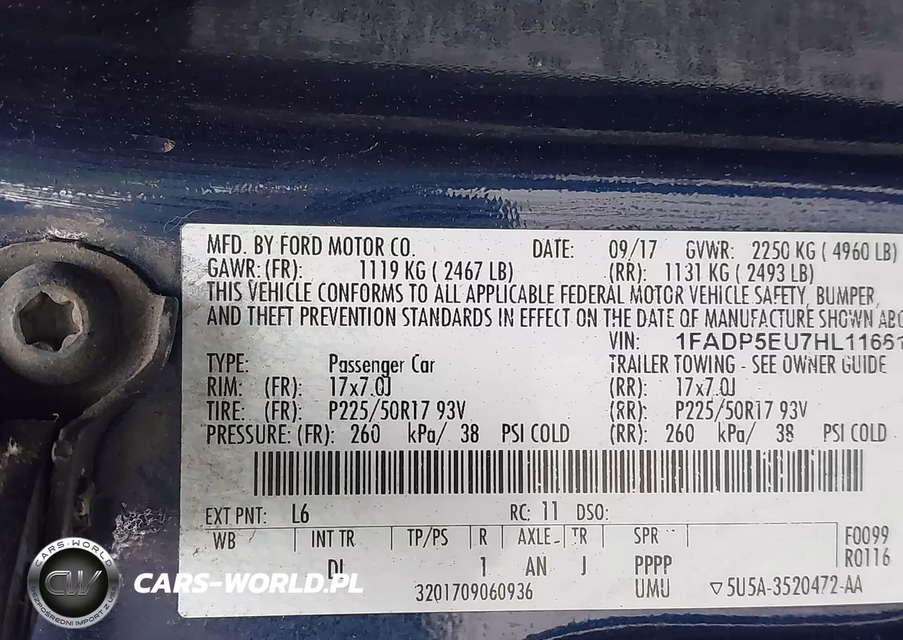2017 Ford C-Max Energi Se VIN:1FADP5EU7HL116611 - 9