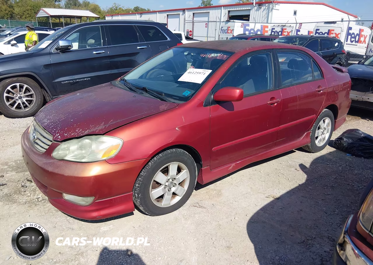 2003 Toyota Corolla S VIN:1NXBR32E43Z116917 - 2