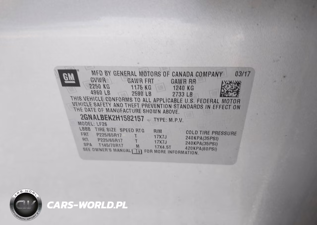 2017 Chevrolet Equinox Ls VIN:2GNALBEK2H1582157 - 9