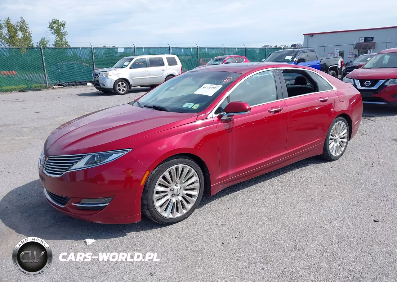 2014 Lincoln Mkz VIN:3LN6L2JK1ER825612 - 2