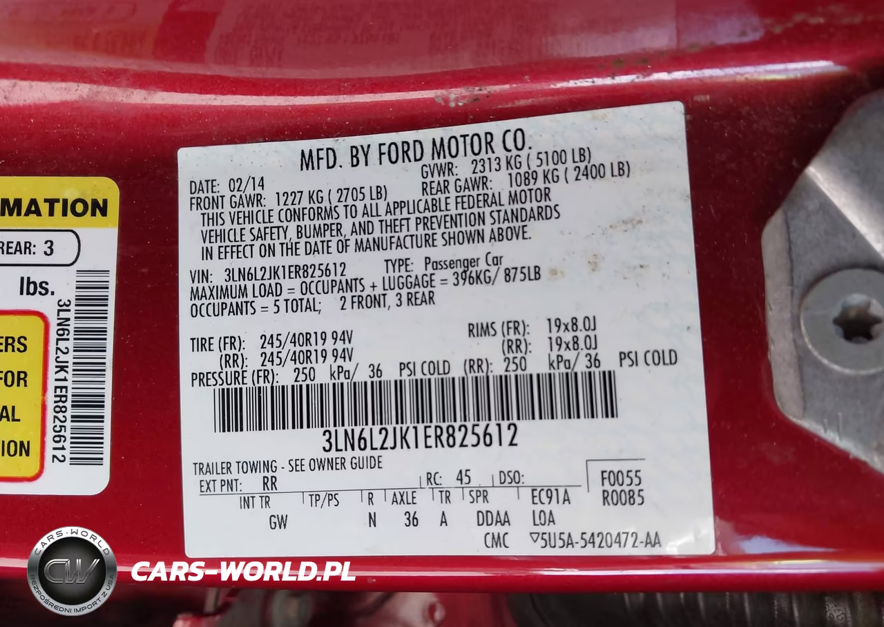 2014 Lincoln Mkz VIN:3LN6L2JK1ER825612 - 9
