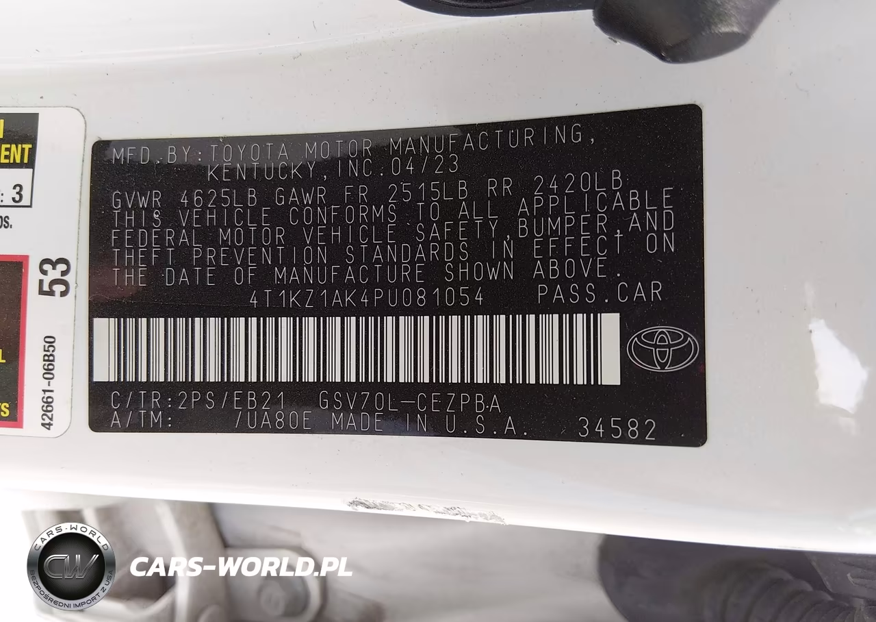 2023 Toyota Camry Trd VIN:4T1KZ1AK4PU081054 - 9