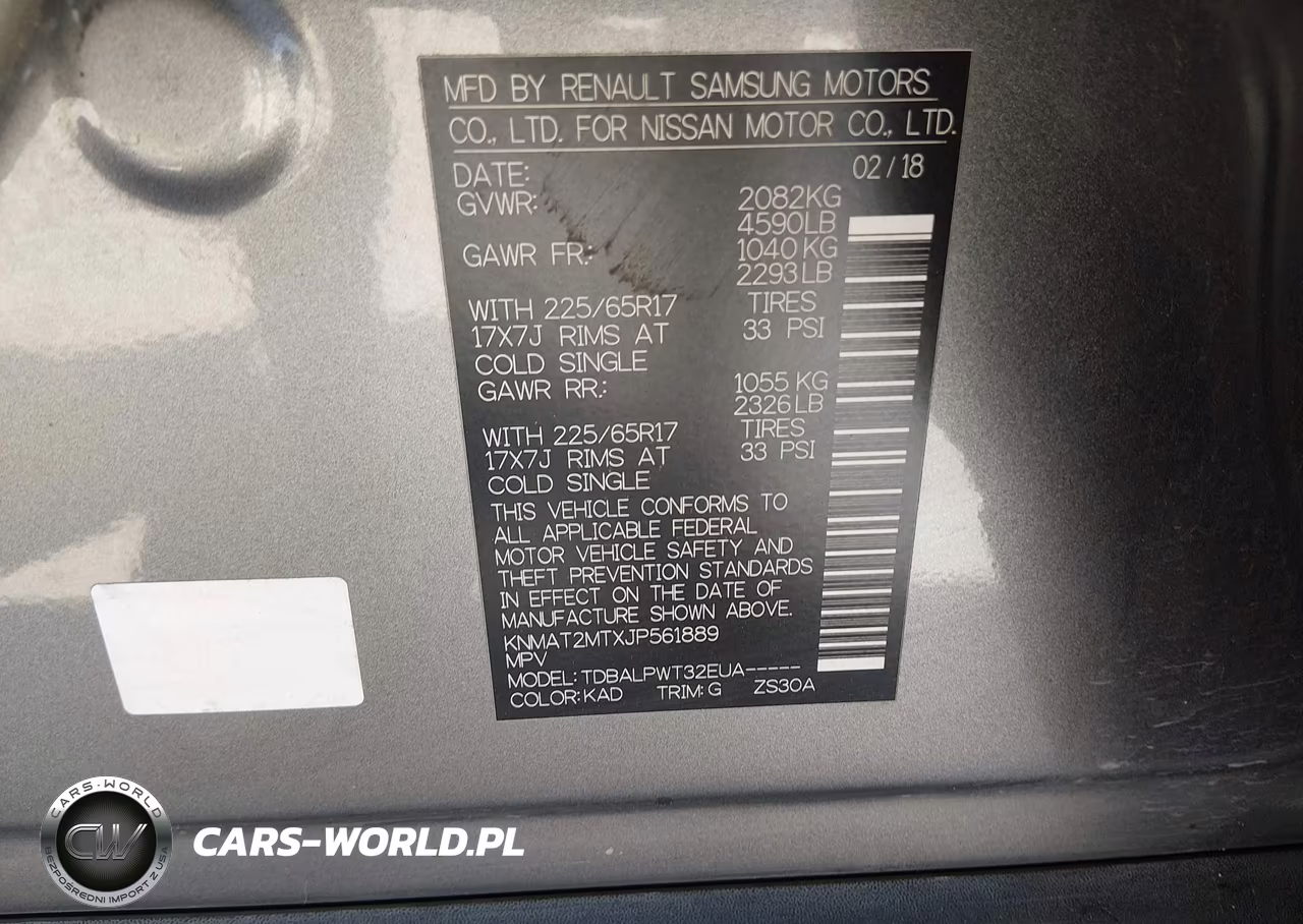 2018 Nissan Rogue S VIN:KNMAT2MTXJP561889 - 9