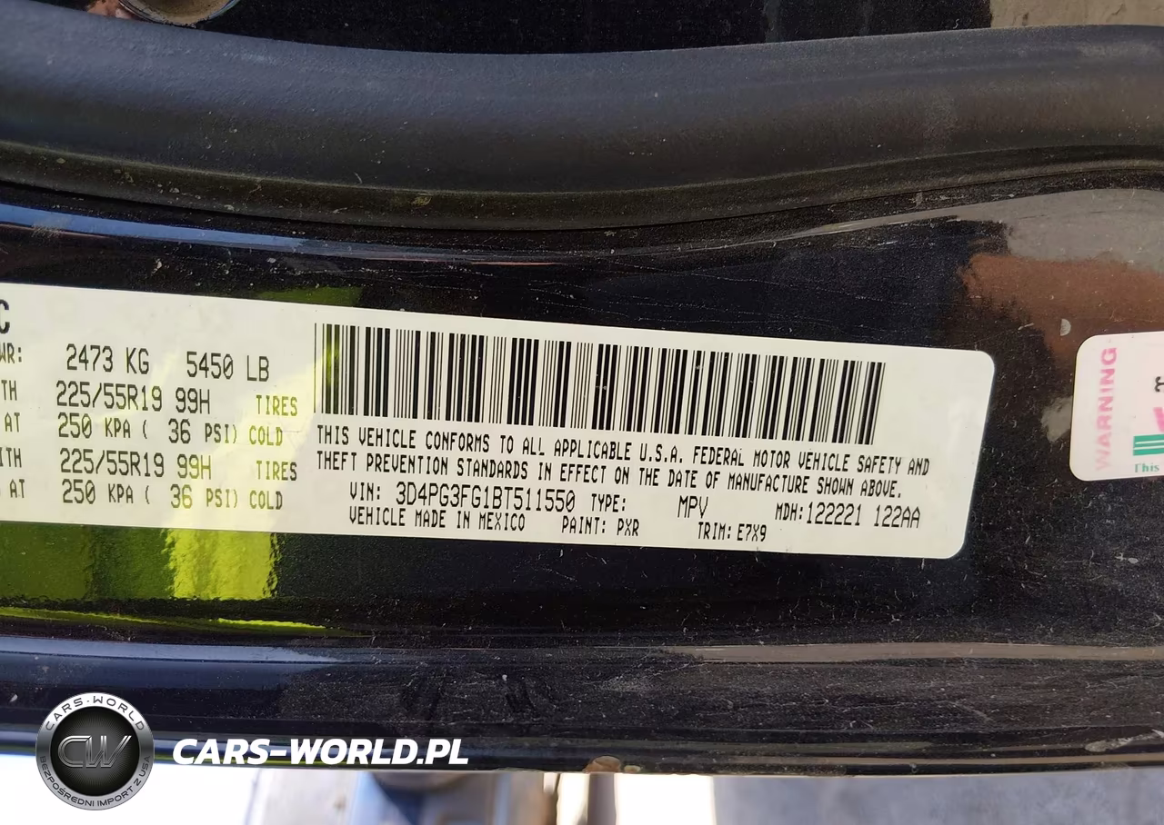2011 Dodge Journey Crew VIN:3D4PG3FG1BT511550 - 9