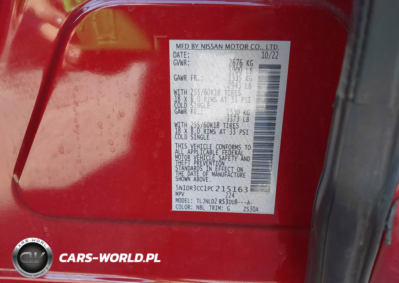 2023 Nissan Pathfinder Sl 4Wd VIN:5N1DR3CC1PC215163 - 9