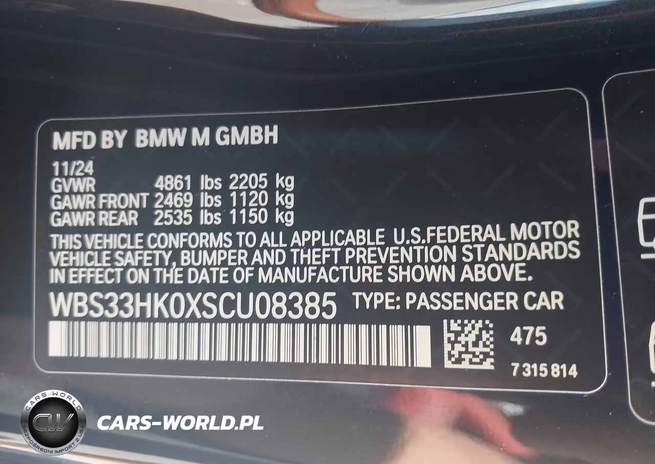 2025 BMW M4 Competition xDrive VIN:WBS33HK0XSCU08385 - 9