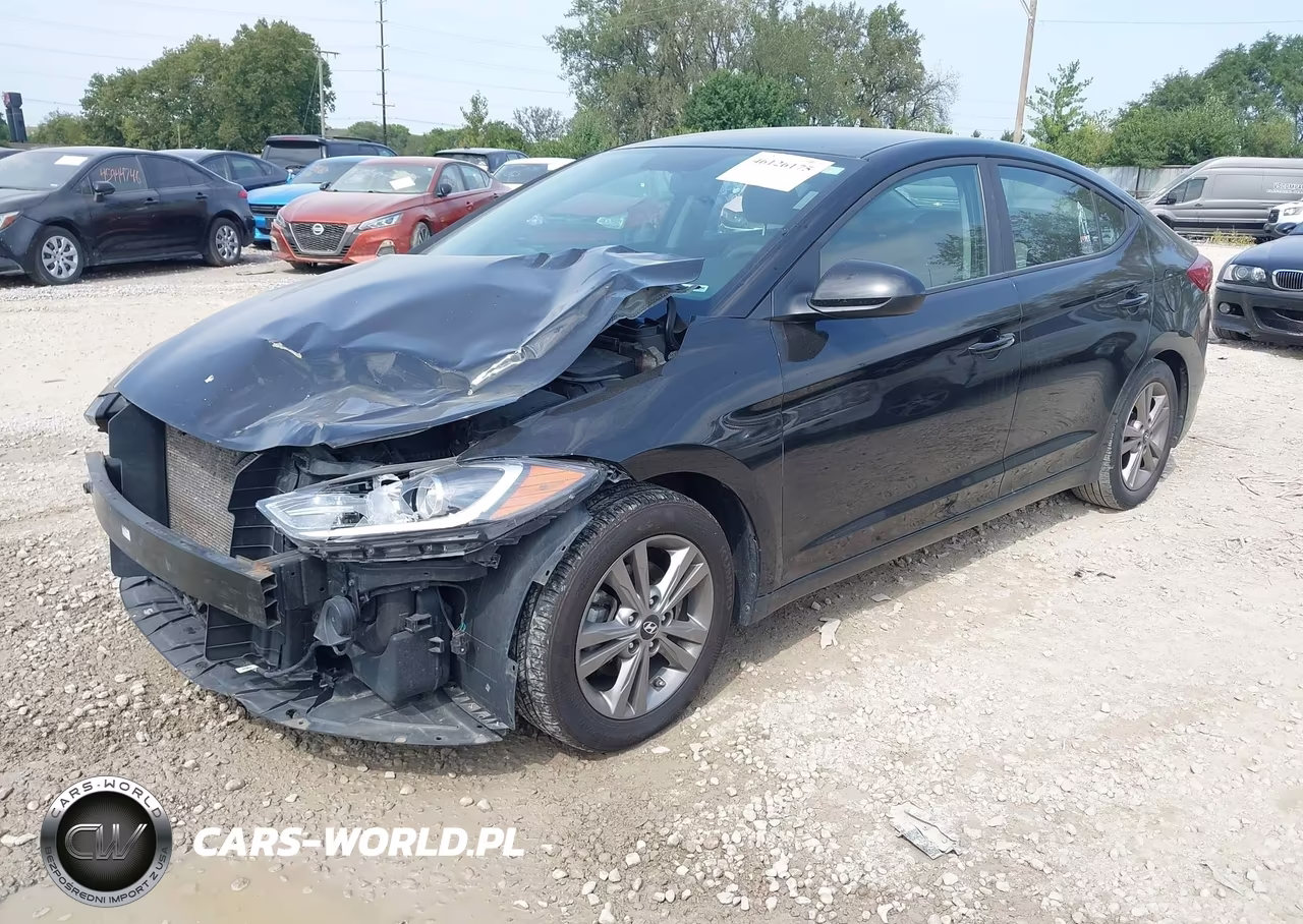 2018 Hyundai Elantra Sel VIN:KMHD84LF0JU493265 - 2