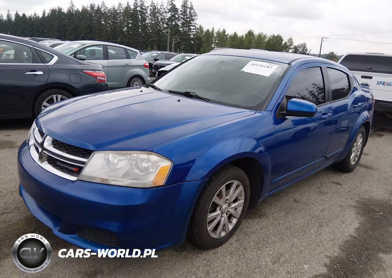 2012 Dodge Avenger Sxt Plus VIN:1C3CDZEG4CN251742 - 2