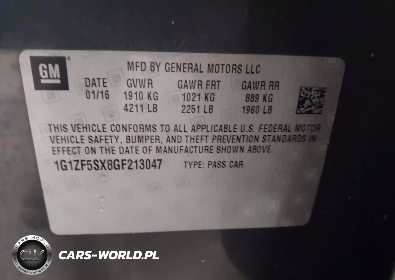 2016 Chevrolet Malibu 2Lt VIN:1G1ZF5SX8GF213047 - 9