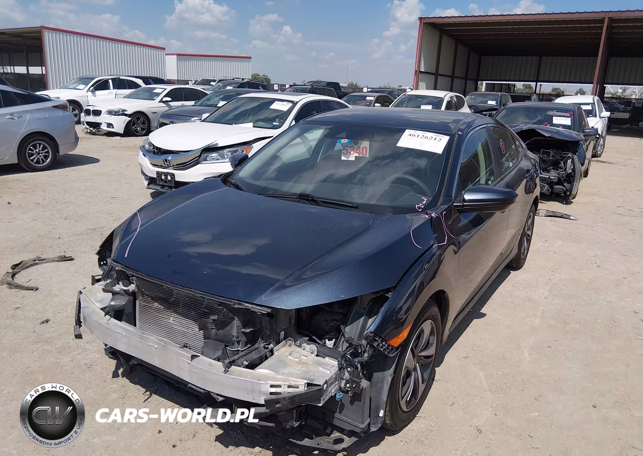 2019 Honda Civic Lx VIN:19XFC2F60KE045832 - 2