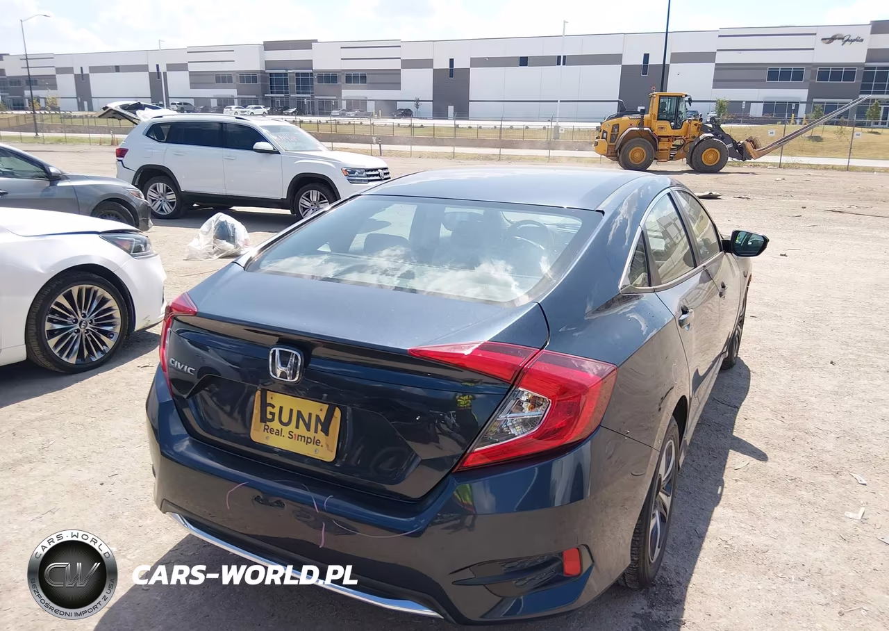 2019 Honda Civic Lx VIN:19XFC2F60KE045832 - 4