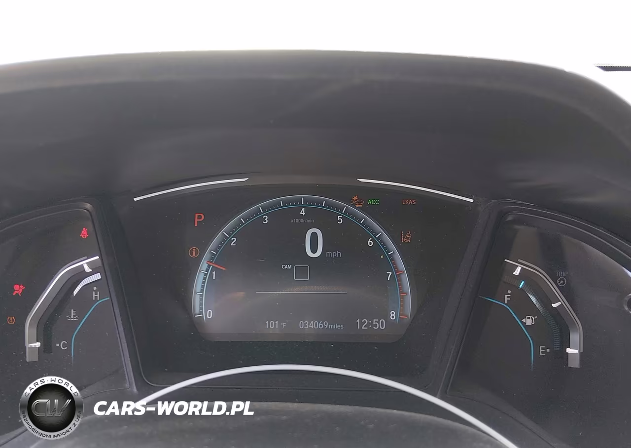 2019 Honda Civic Lx VIN:19XFC2F60KE045832 - 7