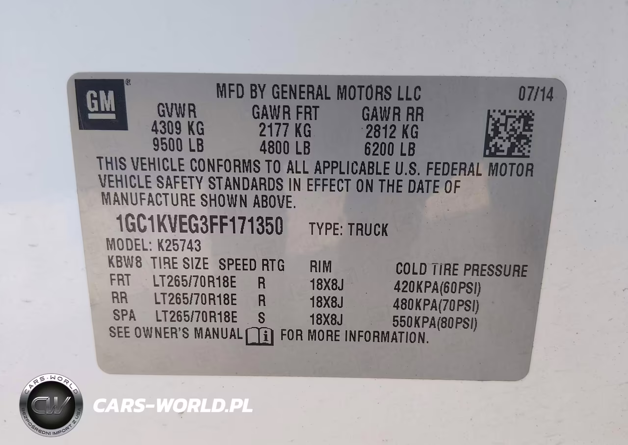 2015 Chevrolet Silverado 2500Hd Lt VIN:1GC1KVEG3FF171350 - 9