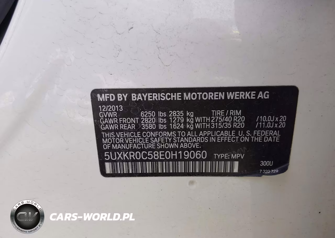 2014 BMW X5 xDrive35I VIN:5UXKR0C58E0H19060 - 9