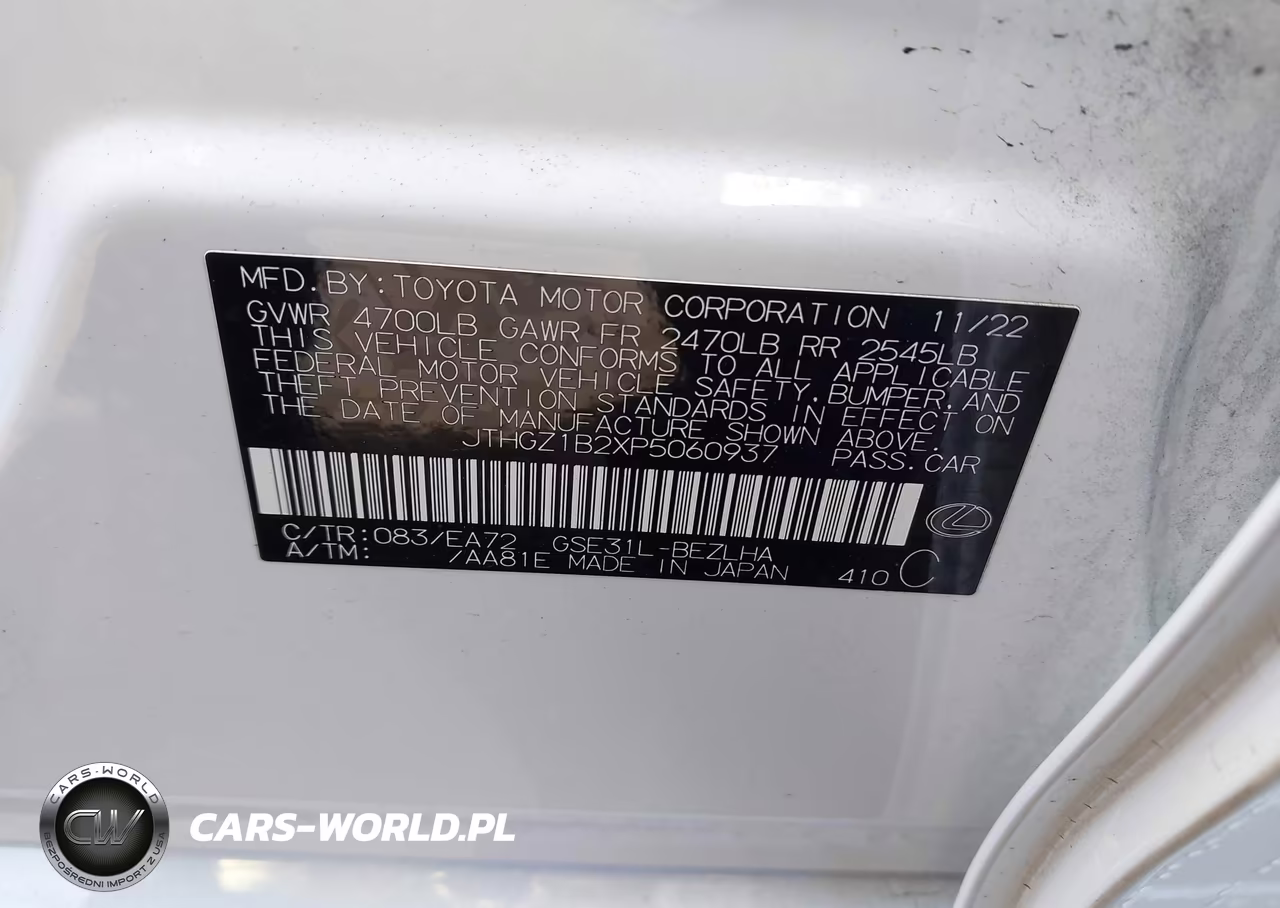 2023 Lexus Is 350 F Sport VIN:JTHGZ1B2XP5060937 - 9
