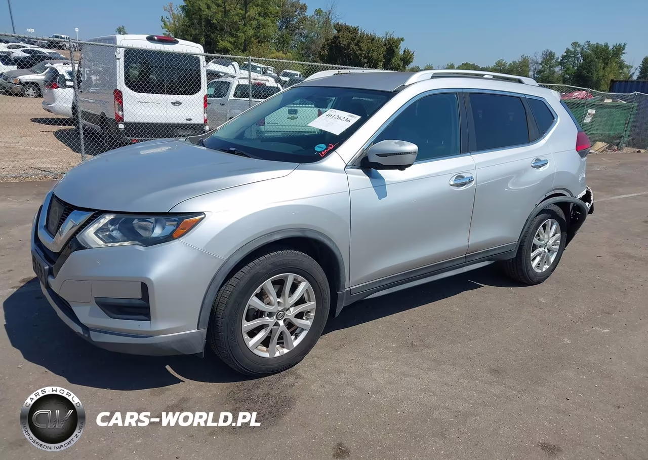 2017 Nissan Rogue Sv VIN:KNMAT2MV5HP581348 - 2