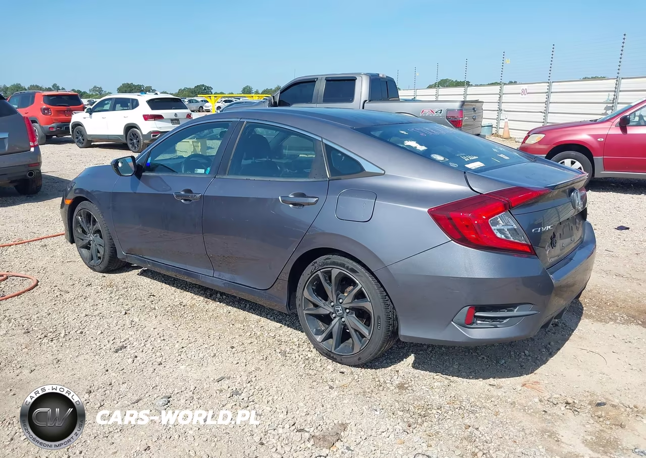 2019 Honda Civic Sport VIN:19XFC2F89KE006156 - 3