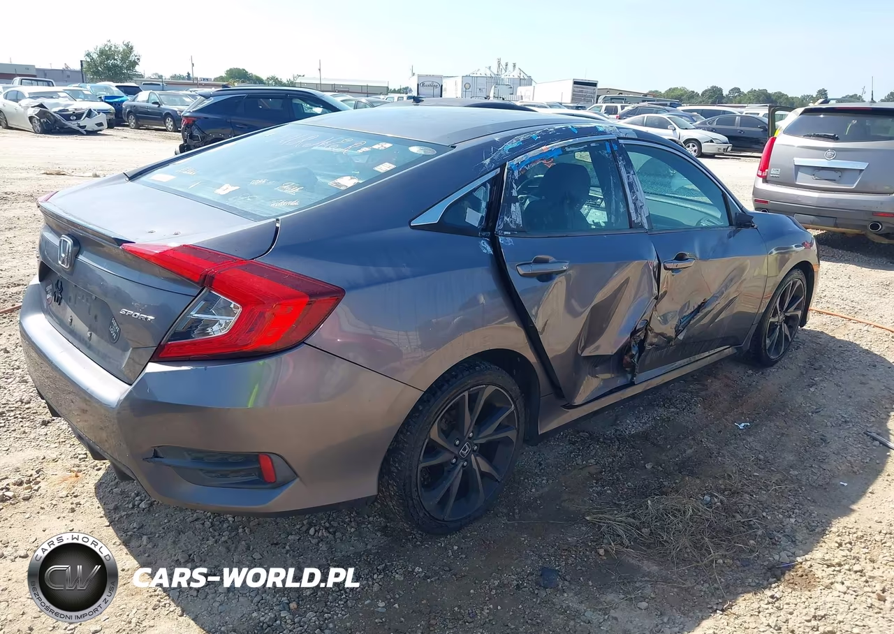 2019 Honda Civic Sport VIN:19XFC2F89KE006156 - 4