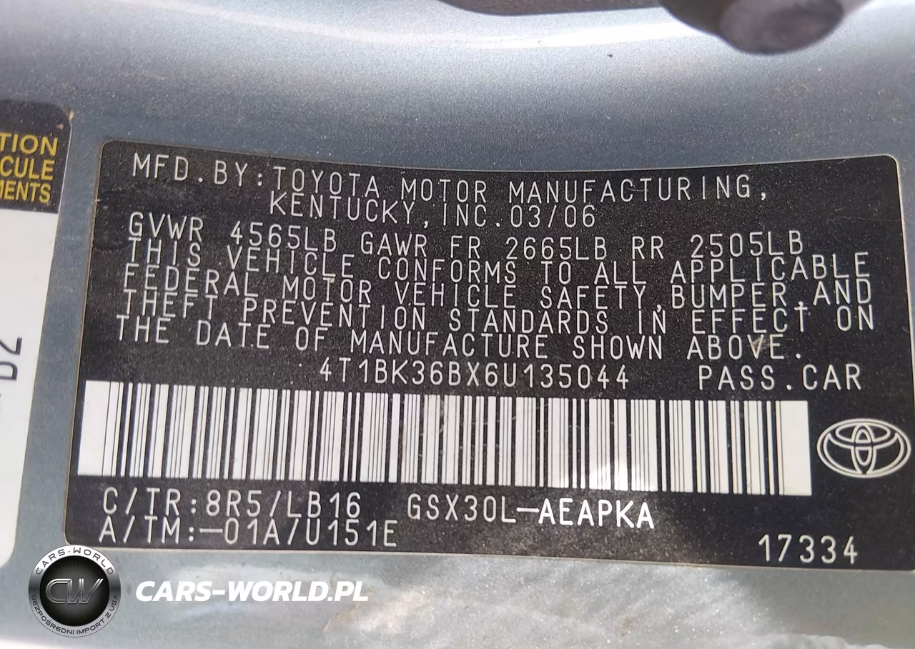 2006 Toyota Avalon Limited VIN:4T1BK36BX6U135044 - 9