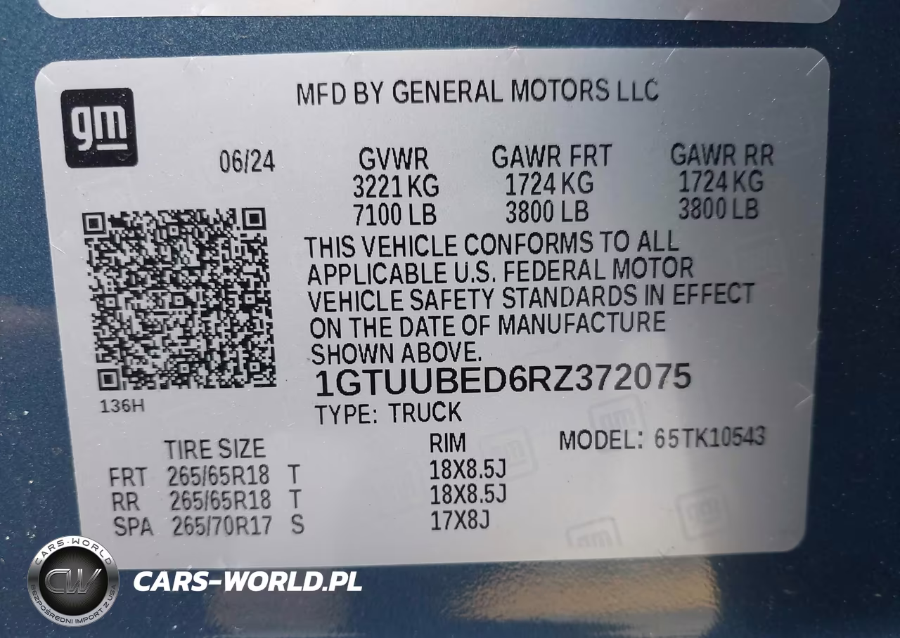 2024 GMC Sierra 1500 4Wd Short Box Sle VIN:1GTUUBED6RZ372075 - 9