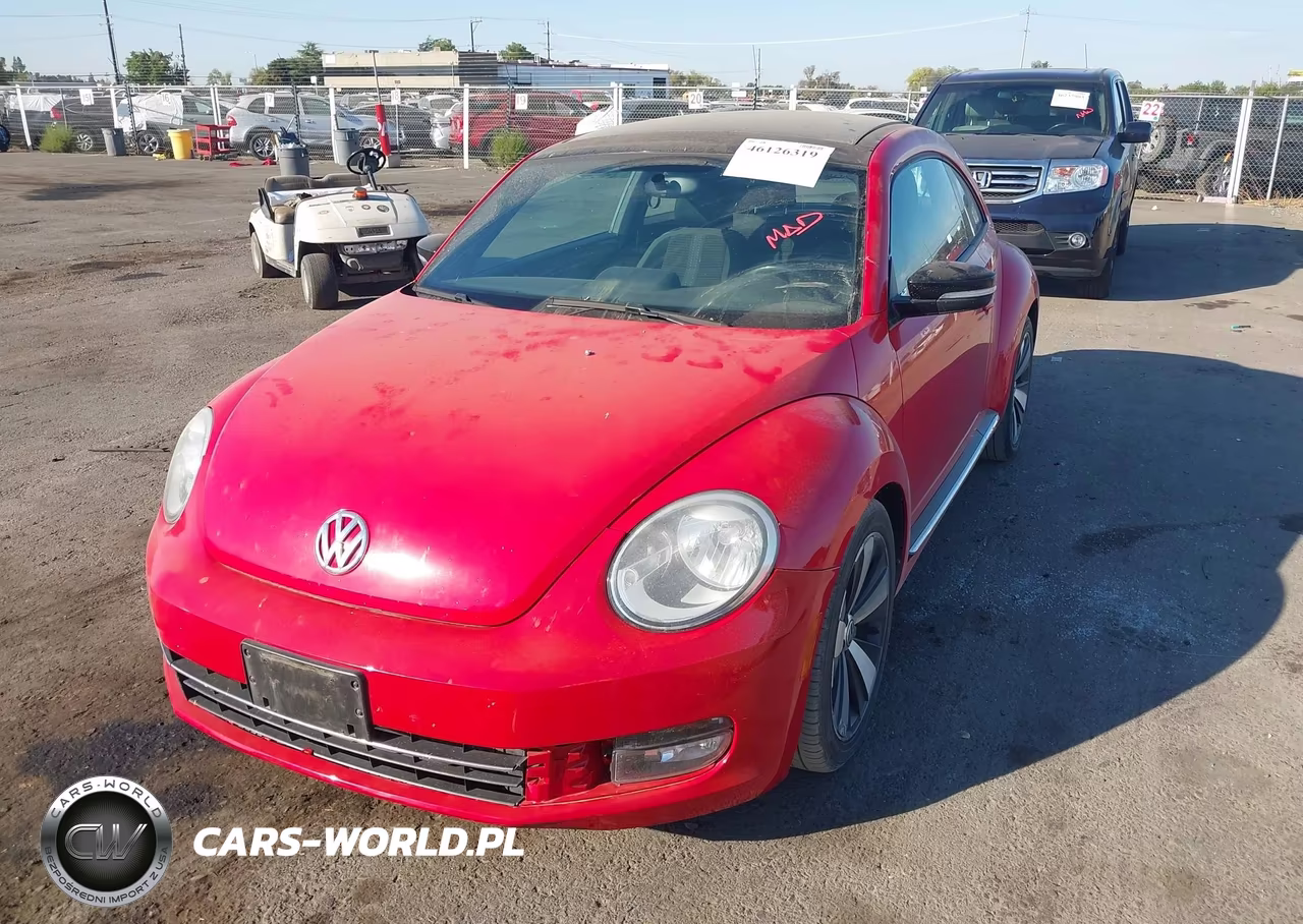 2012 Volkswagen Beetle 2.0T Turbo VIN:3VWVA7AT7CM647854 - 2