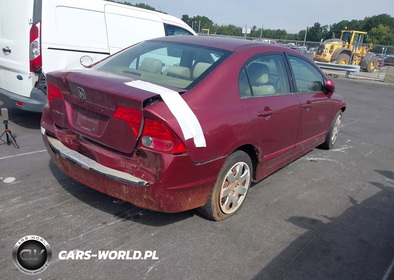 2007 Honda Civic Lx VIN:1HGFA16577L014469 - 4