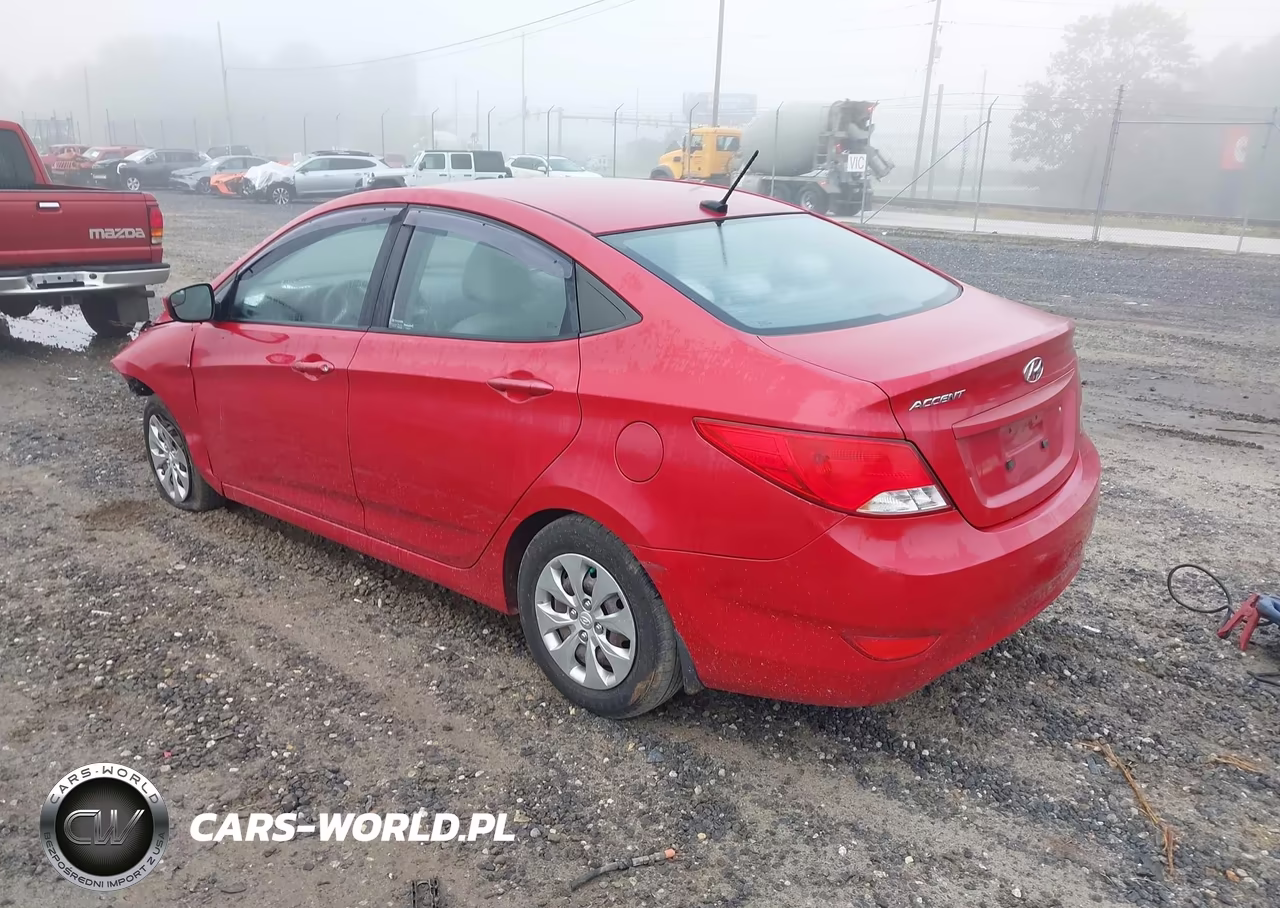 2015 Hyundai Accent Gls VIN:KMHCT4AE1FU866793 - 3