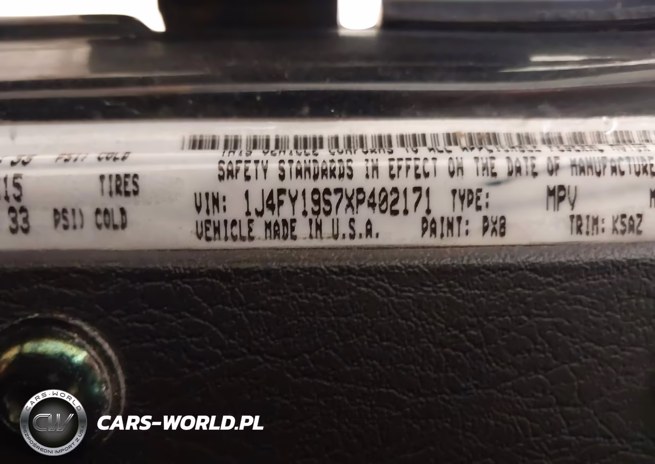 1999 Jeep Wrangler Sport VIN:1J4FY19S7XP402171 - 9