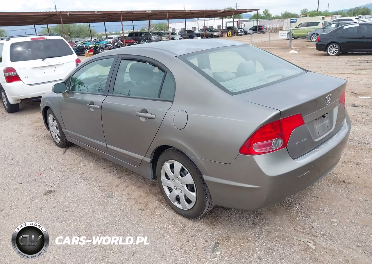 2007 Honda Civic Lx VIN:2HGFA16547H314872 - 3