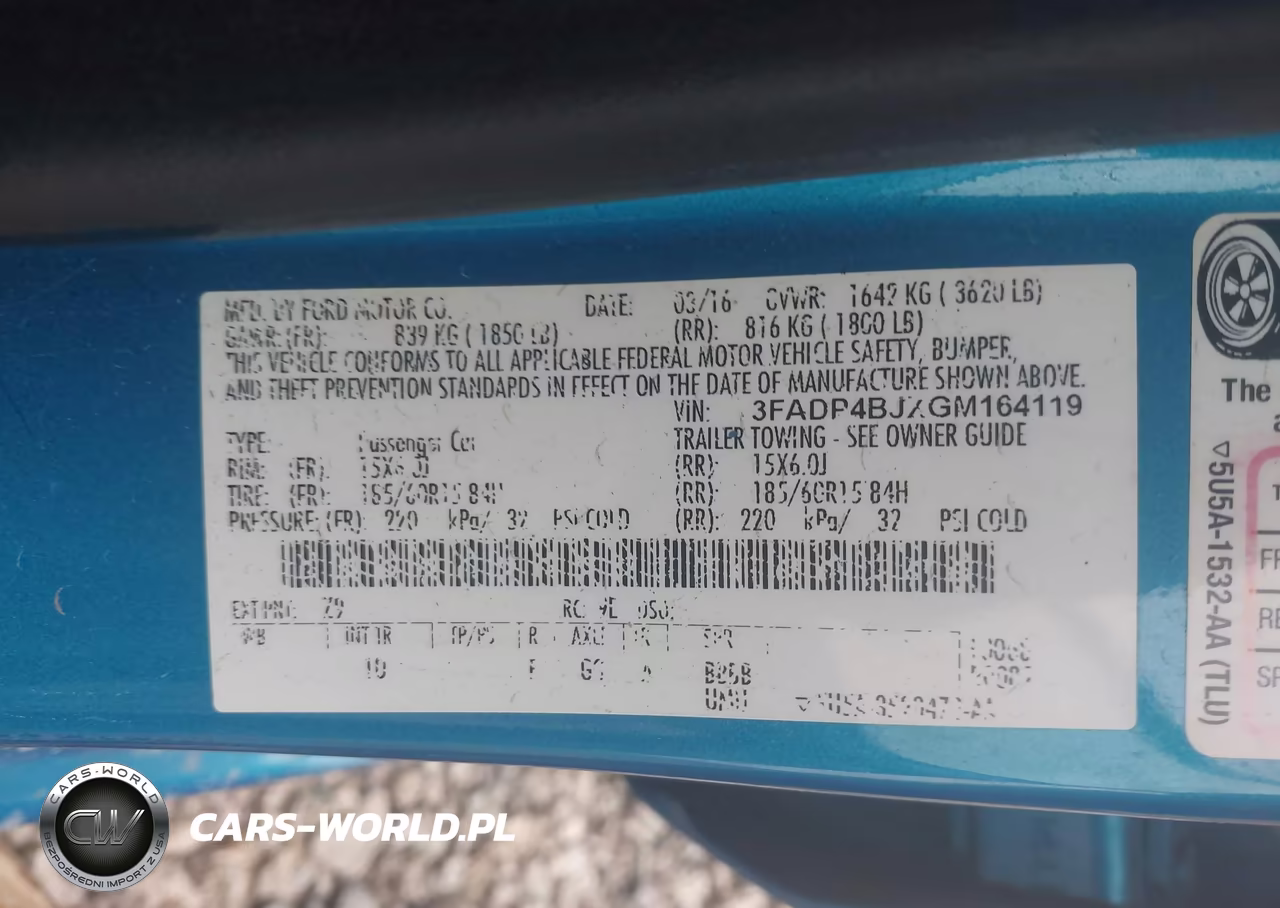 2016 Ford Fiesta Se VIN:3FADP4BJXGM164119 - 9
