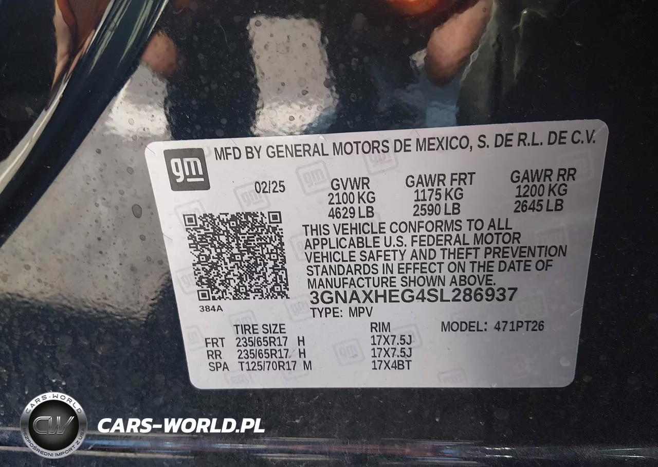 2025 Chevrolet Equinox Fwd Lt VIN:3GNAXHEG4SL286937 - 9