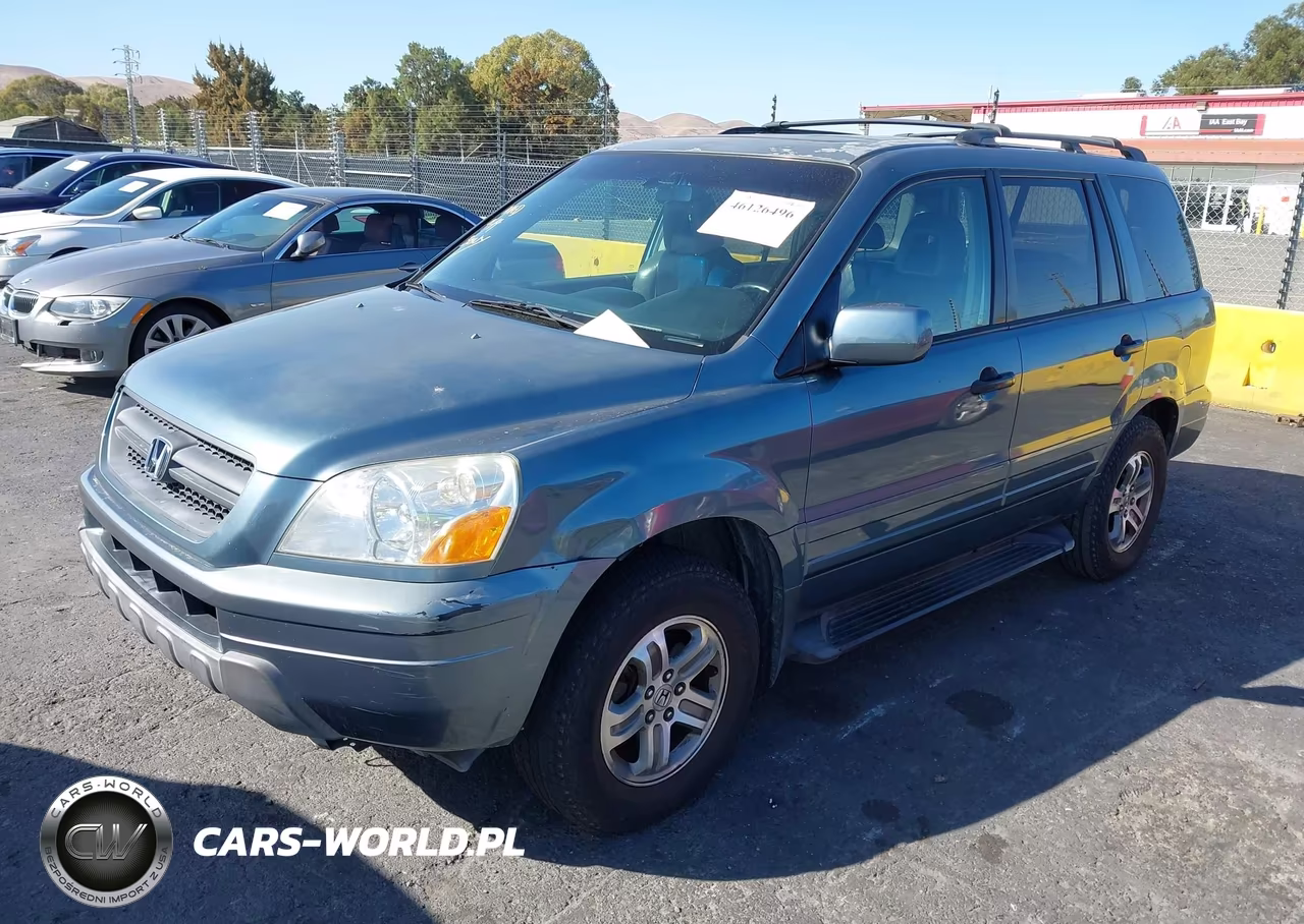 2005 Honda Pilot Ex-L VIN:2HKYF18535H523241 - 2