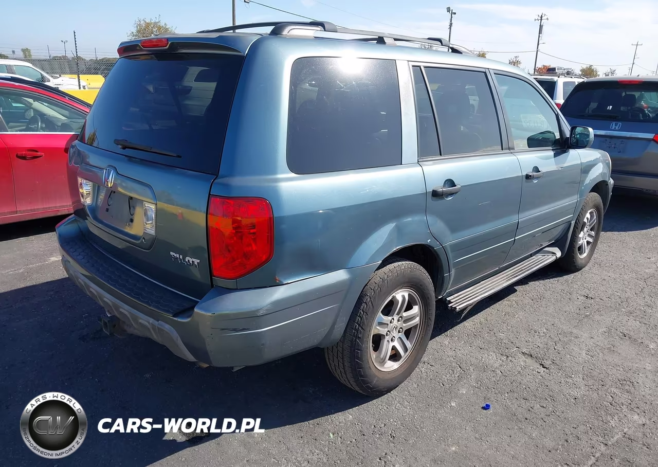 2005 Honda Pilot Ex-L VIN:2HKYF18535H523241 - 4