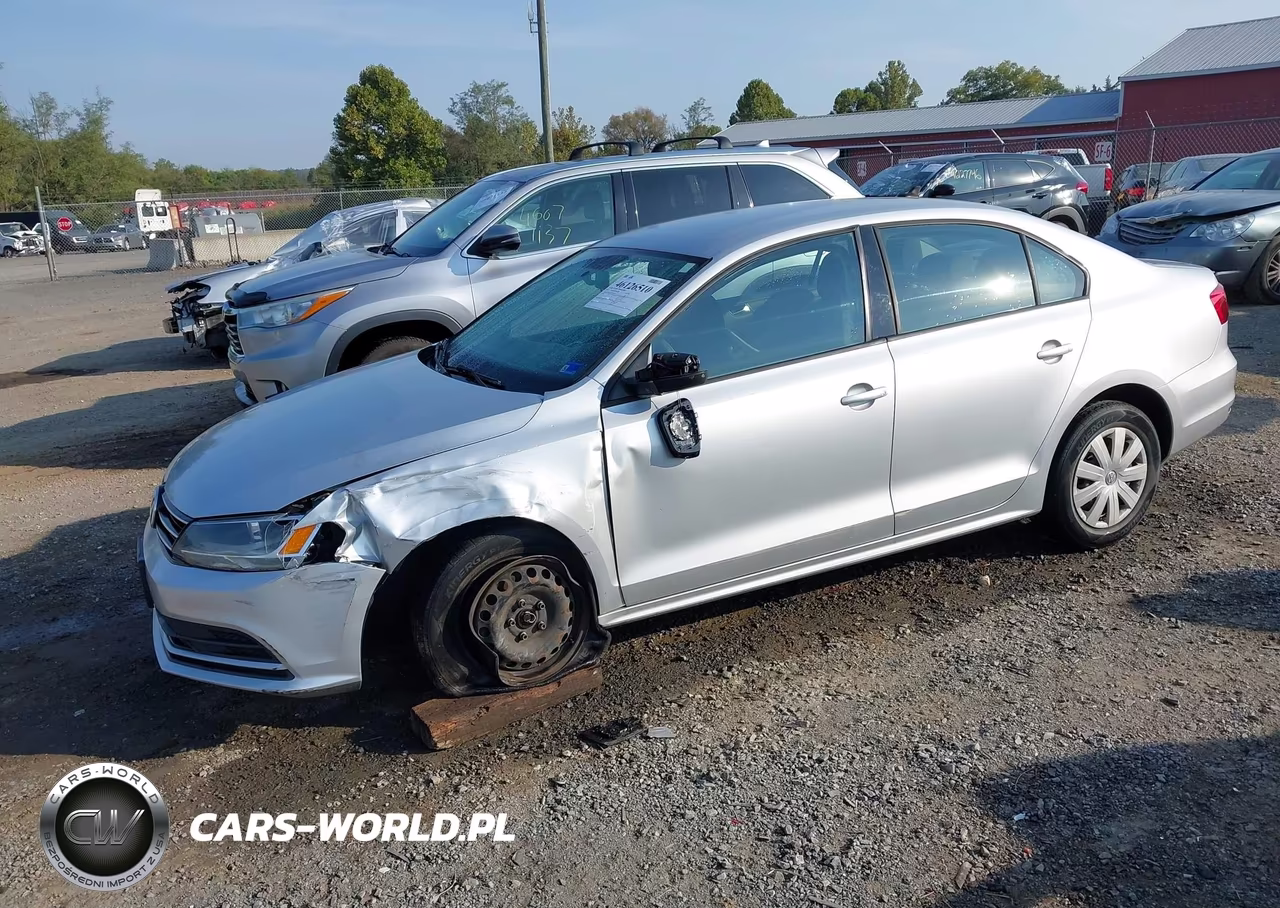 2015 Volkswagen Jetta 2.0L S VIN:3VW2K7AJ9FM347025 - 2