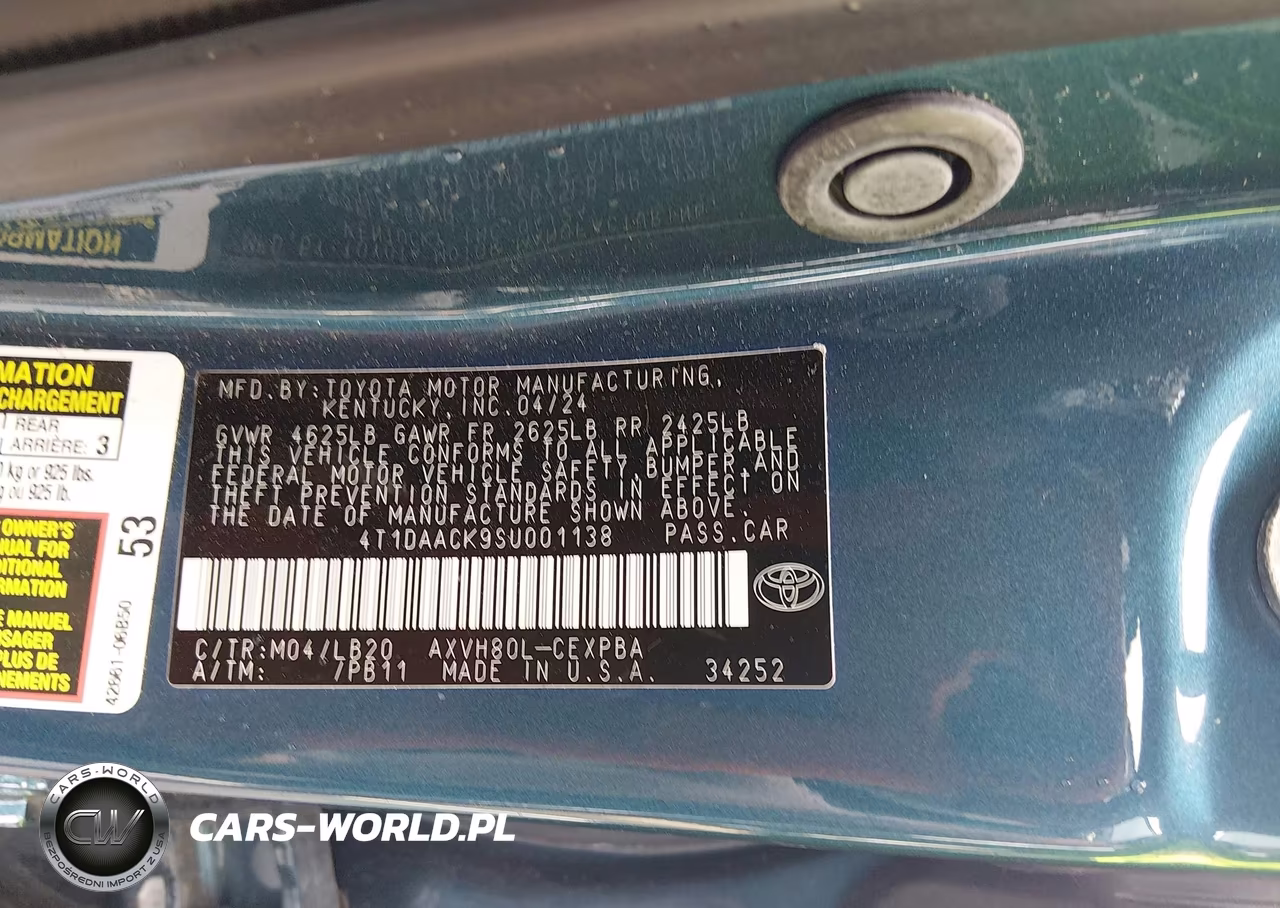 2025 Toyota Camry Xse VIN:4T1DAACK9SU001138 - 9