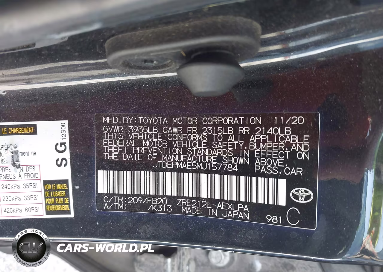 2021 Toyota Corolla Le VIN:JTDEPMAE5MJ157784 - 9
