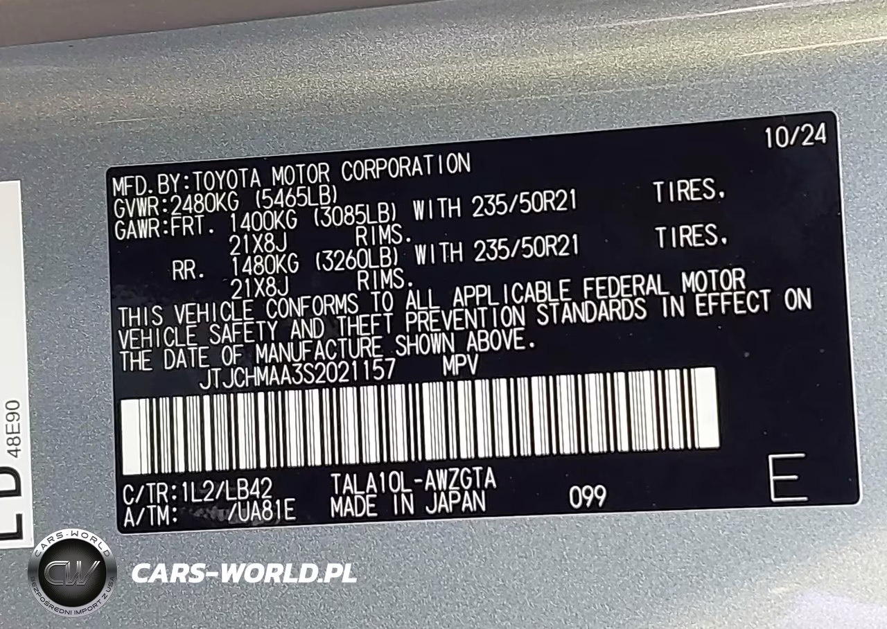 2025 Lexus Rx 350 Premium Plus VIN:JTJCHMAA3S2021157 - 9