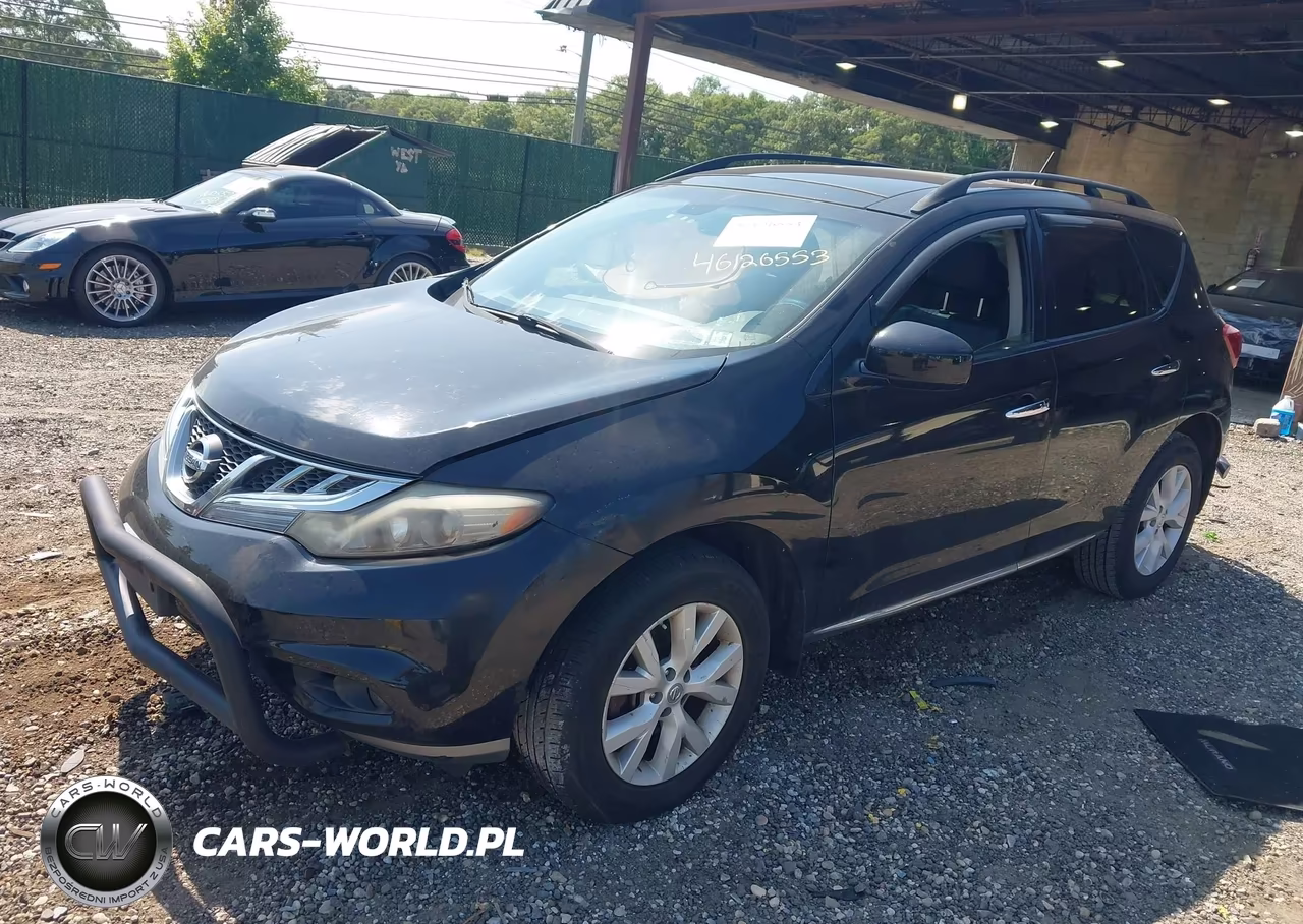 2012 Nissan Murano Sl VIN:JN8AZ1MW2CW227940 - 2