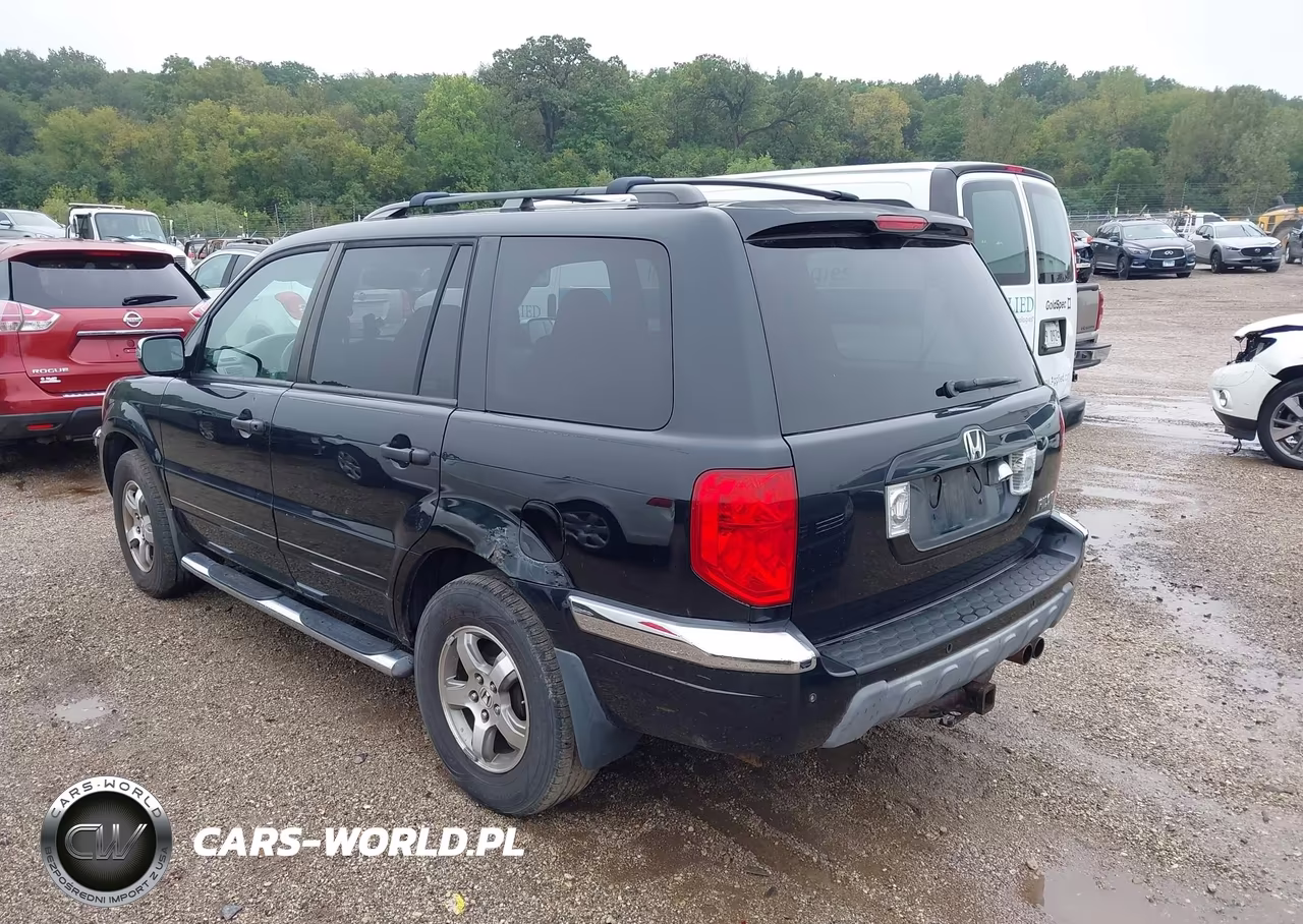 2005 Honda Pilot Ex-L VIN:2HKYF187X5H536599 - 3