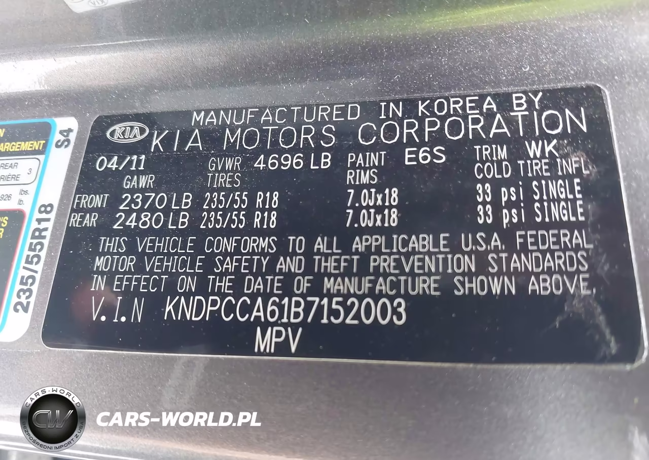 2011 Kia Sportage Sx VIN:KNDPCCA61B7152003 - 9