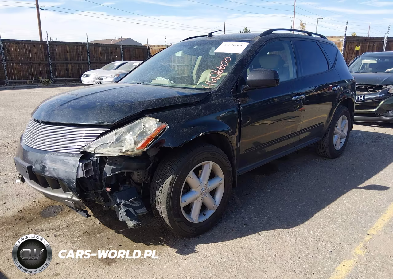 2004 Nissan Murano Se VIN:JN8AZ08W04W340825 - 2