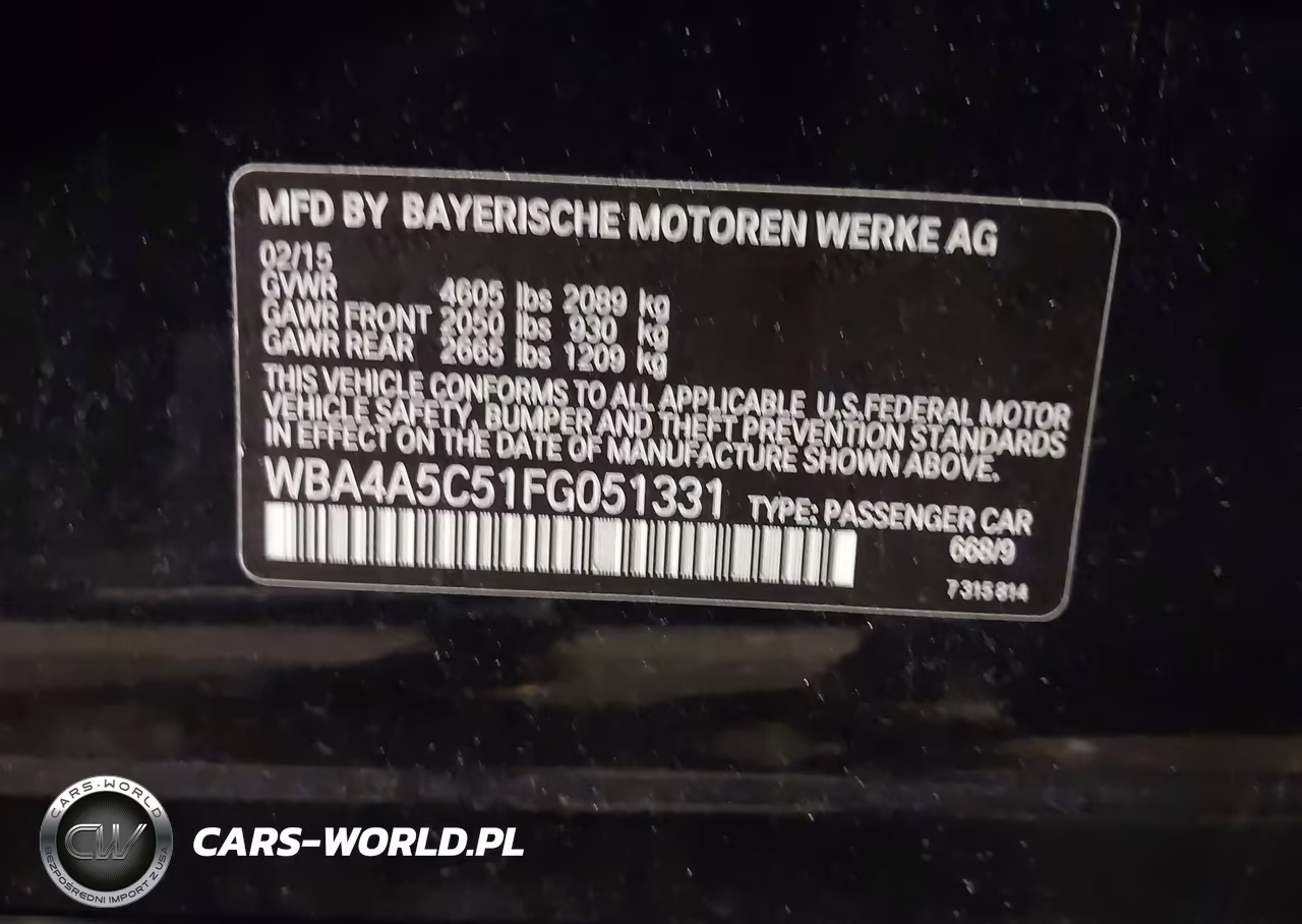 2015 BMW 428 Gran Coupe VIN:WBA4A5C51FG051331 - 9