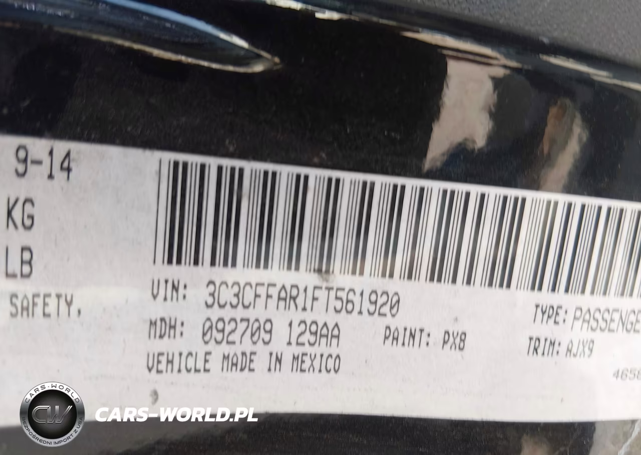 2015 Fiat 500 Pop VIN:3C3CFFAR1FT561920 - 9