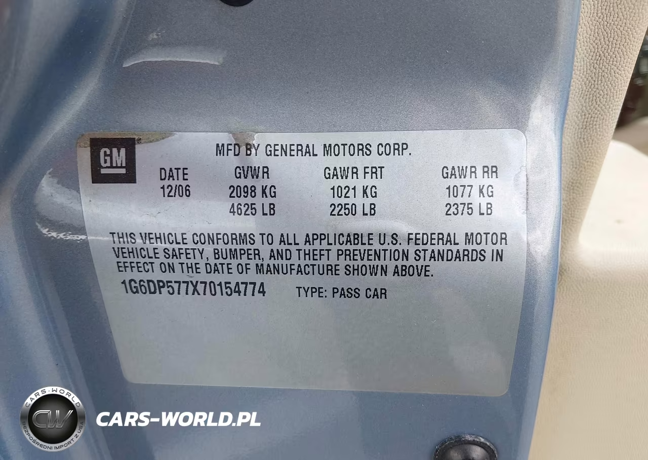 2007 Cadillac Cts Standard VIN:1G6DP577X70154774 - 9