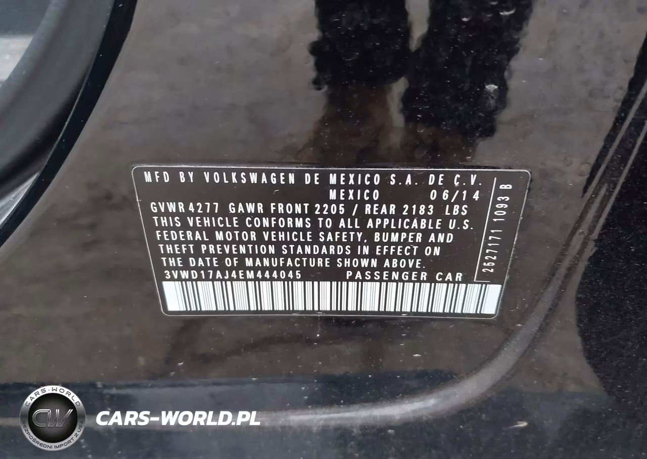 2014 Volkswagen Jetta 1.8T Se VIN:3VWD17AJ4EM444045 - 9