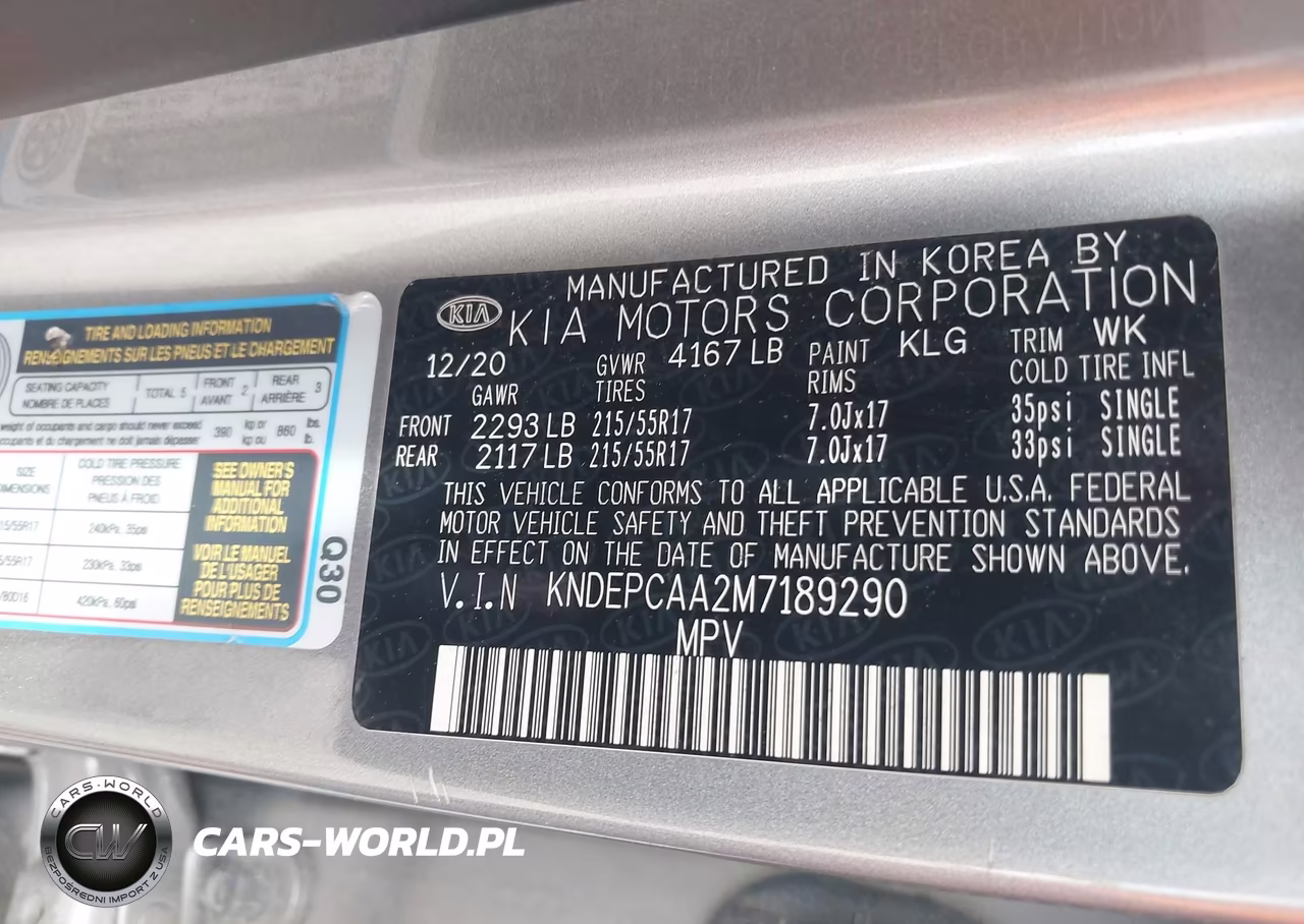2021 Kia Seltos Lx VIN:KNDEPCAA2M7189290 - 9