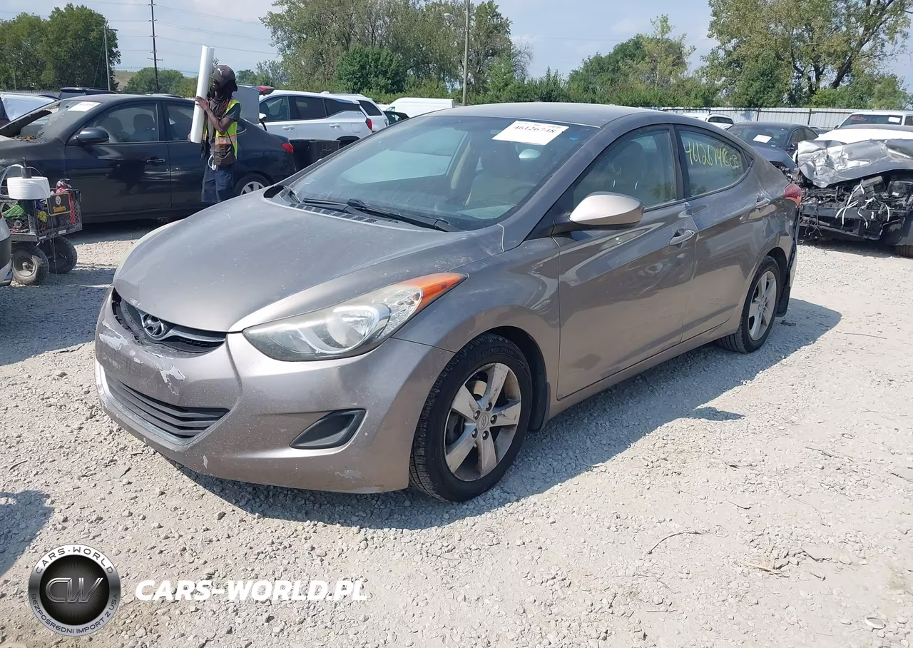 2013 Hyundai Elantra Gls VIN:5NPDH4AE1DH398419 - 2